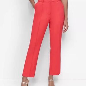 DKNY Slim Flare Dress Pants – Red – Full Length – Size 10P (NWT)